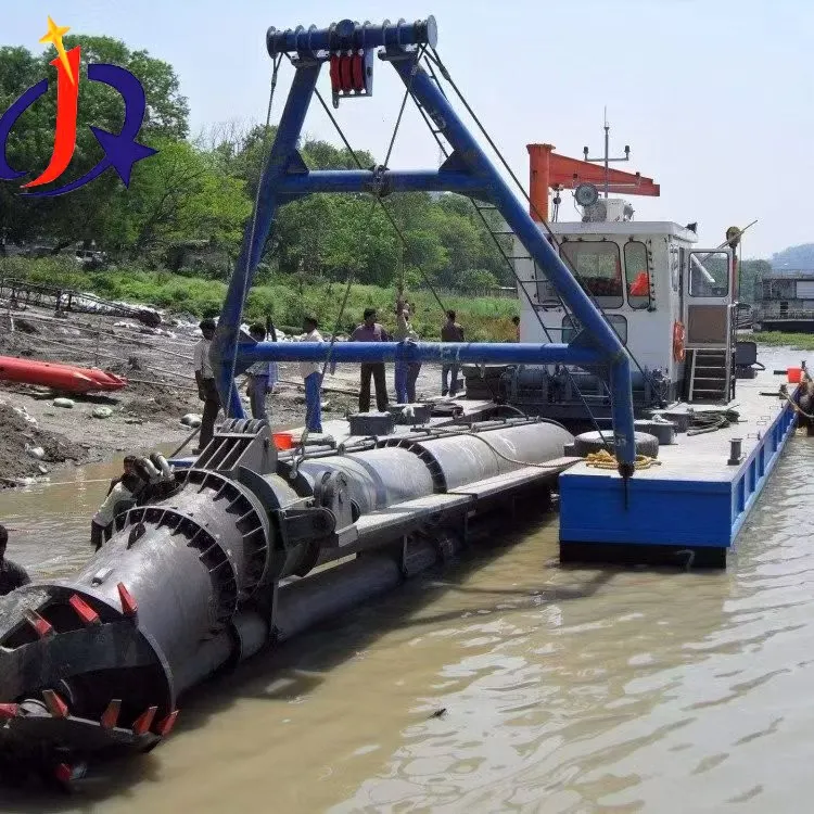 Nuugista Cutter Dredger oo leh Warshad Dahab ah oo lagu dhaqo