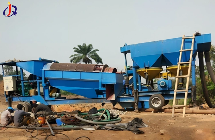 Drum Gold Processing Equipment for Alluvial Gold Recovery